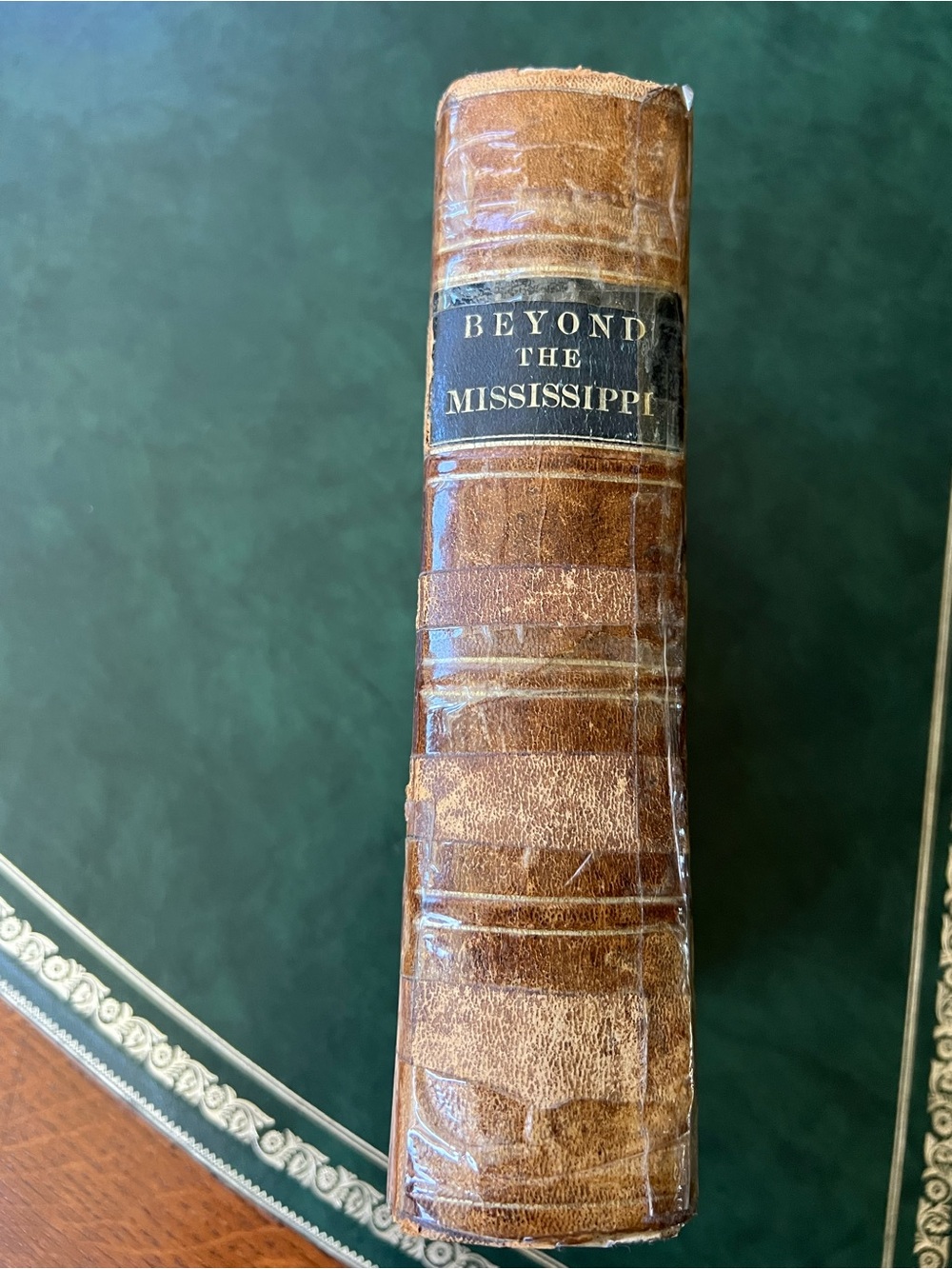 Antique Vintage 1867 Book Beyond the Mississippi by Albert D. Richardson